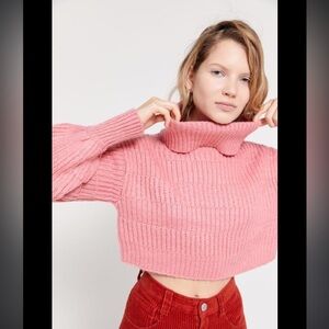 Urban Outfitters UO Maggie Mixed-Stitch Turtleneck Size M